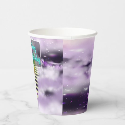 Afrikanisch-Amerikanische Fairy und Regenbogen Geb Pappbecher (Rechts)