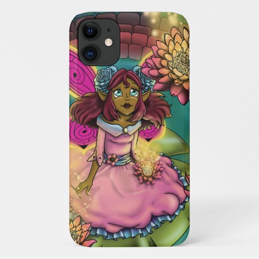 Afrikanisch-amerikanische Fairy und Water Lilies Case-Mate iPhone Hülle (Rückseite)