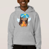 Afrikanisch-Amerikanische Fairy, Waldfarne, Blume Hoodie (Vorderseite)