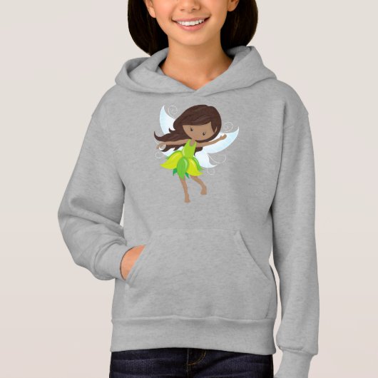 Afrikanisch-Amerikanische Fairy, Waldzucht, Zauber Hoodie (Vorderseite)