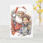 Afrikanisch-Amerikanische Faltenkarte Karte (Gelbe Blume)