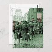 Afrikanisch-amerikanische Frauen marschieren Postkarte (Vorne/Hinten)