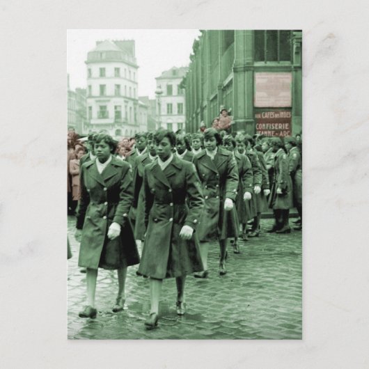 Afrikanisch-amerikanische Frauen marschieren Postkarte (Vorderseite)