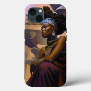 Afrikanisch-Amerikanische Futuristische Lady Case-Mate iPhone Hülle