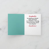 Afrikanisch-amerikanische Großmutter Weihnachten Karte (Innenseite)