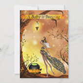 Afrikanisch-amerikanische Halloween-Kinderdusche Einladung (Vorderseite)