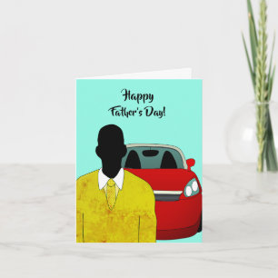 Afrikanisch-Amerikanische Happy Vatertag Card Karte