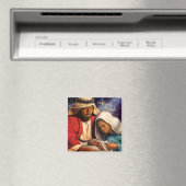 Afrikanisch-Amerikanische Heilige Weihnachtsmagnet Magnet (In Situ (Geschirrspüler))