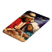 Afrikanisch-Amerikanische Heilige Weihnachtsmagnet Magnet (Linke Seite)