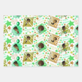 Afrikanisch-amerikanische Jungs im weißen Hintergr Geschenkpapier Set (Vorderseite 2)