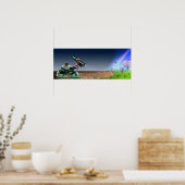 Afrikanisch-amerikanische Kinderfantasie Poster (Küche)