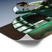 Afrikanisch-amerikanische Kinderfantasie Poster (Ecke)