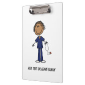 Afrikanisch-Amerikanische Krankenversicherungshilf Klemmbrett (Links)