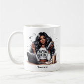 Afrikanisch-Amerikanische Kunsthandwerkskunst Kaffeetasse (Links)