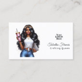 Afrikanisch-Amerikanische Kunsthandwerkskunst Visitenkarte (Vorderseite)