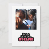 Afrikanisch-amerikanische Mädchen Telefonkabine Se Einladung (Rückseite)