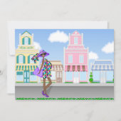 Afrikanisch-amerikanische Mama Kinderdusche Einlad Einladung (Vorderseite)