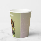 Afrikanisch-Amerikanische Märchen und Blume Geburt Pappbecher (Rechts)