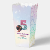 Afrikanisch-Amerikanische Meerjungfrau 5. Geburtst Geschenkschachtel (Vorderseite)