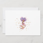 Afrikanisch-Amerikanische Meerjungfrau Einladung 1 (Rückseite)