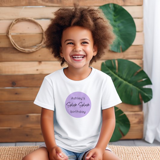 Afrikanisch-Amerikanische Meerjungfrau Splish Spla Baby T-shirt