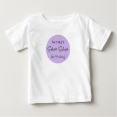 Afrikanisch-Amerikanische Meerjungfrau Splish Spla Baby T-shirt (Vorderseite)