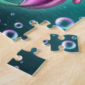 Afrikanisch-Amerikanische Meerjungfrau und Harfe Puzzle (Seite)