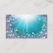 Afrikanisch-Amerikanische Meerjungfrau-Windeln-Raf Begleitkarte (Rückseite)