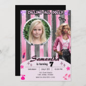 Afrikanisch-Amerikanische Modeerscheinung Einladung (Vorne/Hinten)