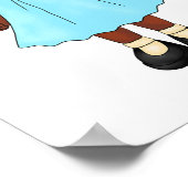 Afrikanisch-amerikanische Mommy und Daddy's Prinze Poster (Ecke)