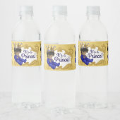 Afrikanisch-amerikanische Prince Baby Water Bottle Wasserflaschenetikett (Flaschen)