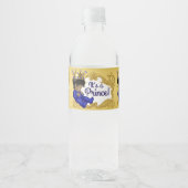 Afrikanisch-amerikanische Prince Baby Water Bottle Wasserflaschenetikett (Vorderseite)
