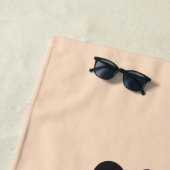 Afrikanisch-Amerikanische Prinzessin Ballerina mit Strandtuch (Beispiel)