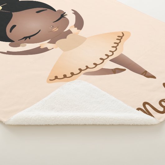 Afrikanisch-Amerikanische Prinzessin Ballerina w/K Sherpadecke (3/4)