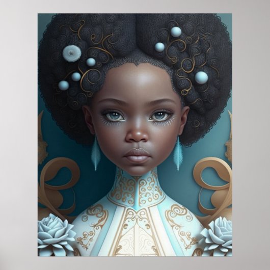 Afrikanisch-amerikanische Prinzessin, Black Queen Poster (Vorne)