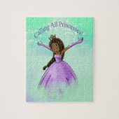 Afrikanisch-Amerikanische Prinzessin Puzzle (Vertikal)