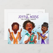 Afrikanisch-amerikanische Sänger Feiertagspostkarte (Vorne/Hinten)