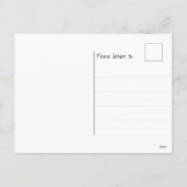 Afrikanisch-amerikanische Sänger Feiertagspostkarte (Rückseite)