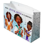 Afrikanisch-amerikanische Sänger Große Geschenktüte (Rückseite Schrägansicht)