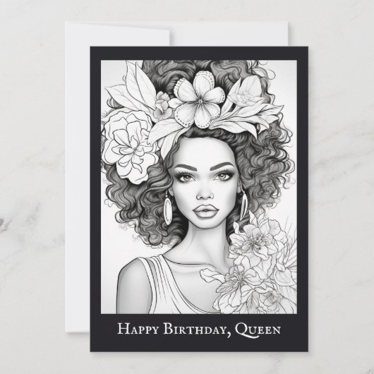 Afrikanisch-amerikanische Schönheit | Farbe Ihrer (Vorderseite)