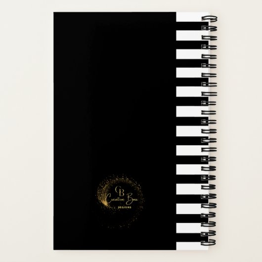 Afrikanisch-Amerikanische Schrift Spiralheft Notizblock (Rückseite)