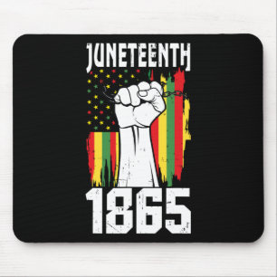 Afrikanisch-Amerikanische schwarze Geschichte 1865 Mousepad