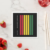 Afrikanisch-Amerikanische schwarze Geschichte - 18 Serviette (Beispiel)