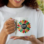 Afrikanisch-Amerikanische schwarze Geschichte June Kaffeetasse