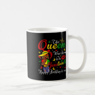 Afrikanisch-Amerikanische Schwarze Königin Happy B Kaffeetasse