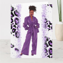 Afrikanisch-Amerikanische Schwarze Königin Melanin Karte