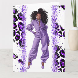 Afrikanisch-Amerikanische Schwarze Königin Melanin Karte