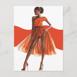 Afrikanisch-Amerikanische Schwarze Königin Melanin Postkarte