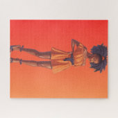 Afrikanisch-Amerikanische Schwarze Königin Melanin Puzzle (Horizontal)