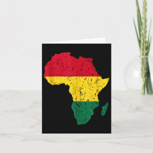 Afrikanisch-Amerikanische Schwarzgeschichte Monat  Karte